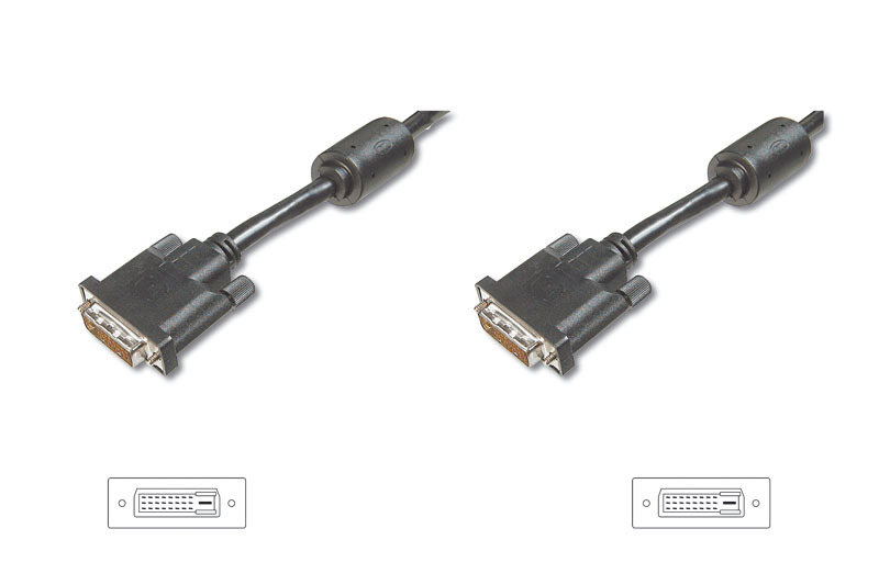 10m Digitus DVI-D Male to DVI-D Male Cable