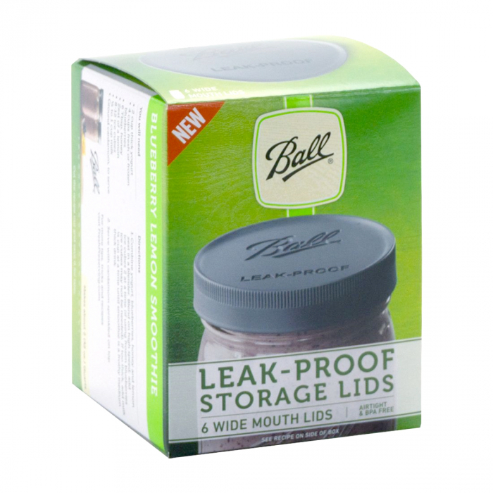 Ball Wide Mouth LeakProof Storage Lids Grey at Mighty Ape Australia