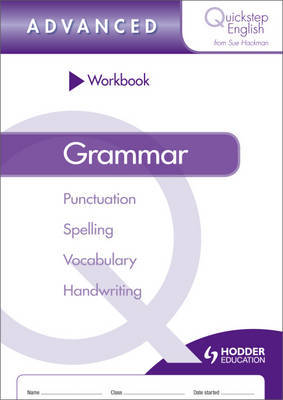 Quickstep English Workbook Grammar Advanced Stage by Sue Hackman image