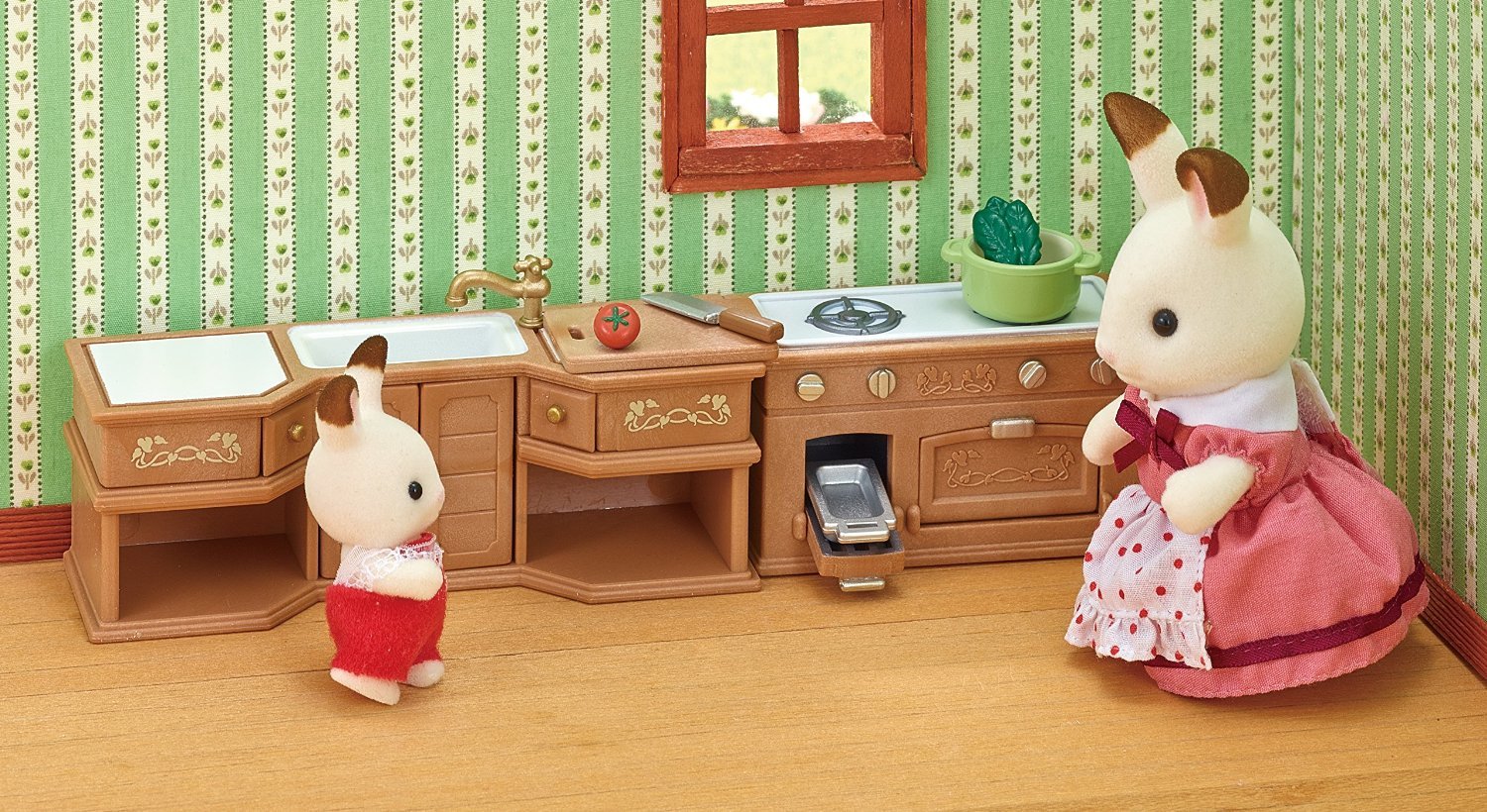 Sylvanian Families: Kitchen Stove, Sink & Counter Top