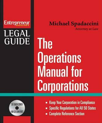 The Operations Manual for Corporations by Michael Spadaccini image