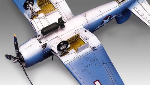 Academy F4U-1 Corsair 1/72 Model Kit image