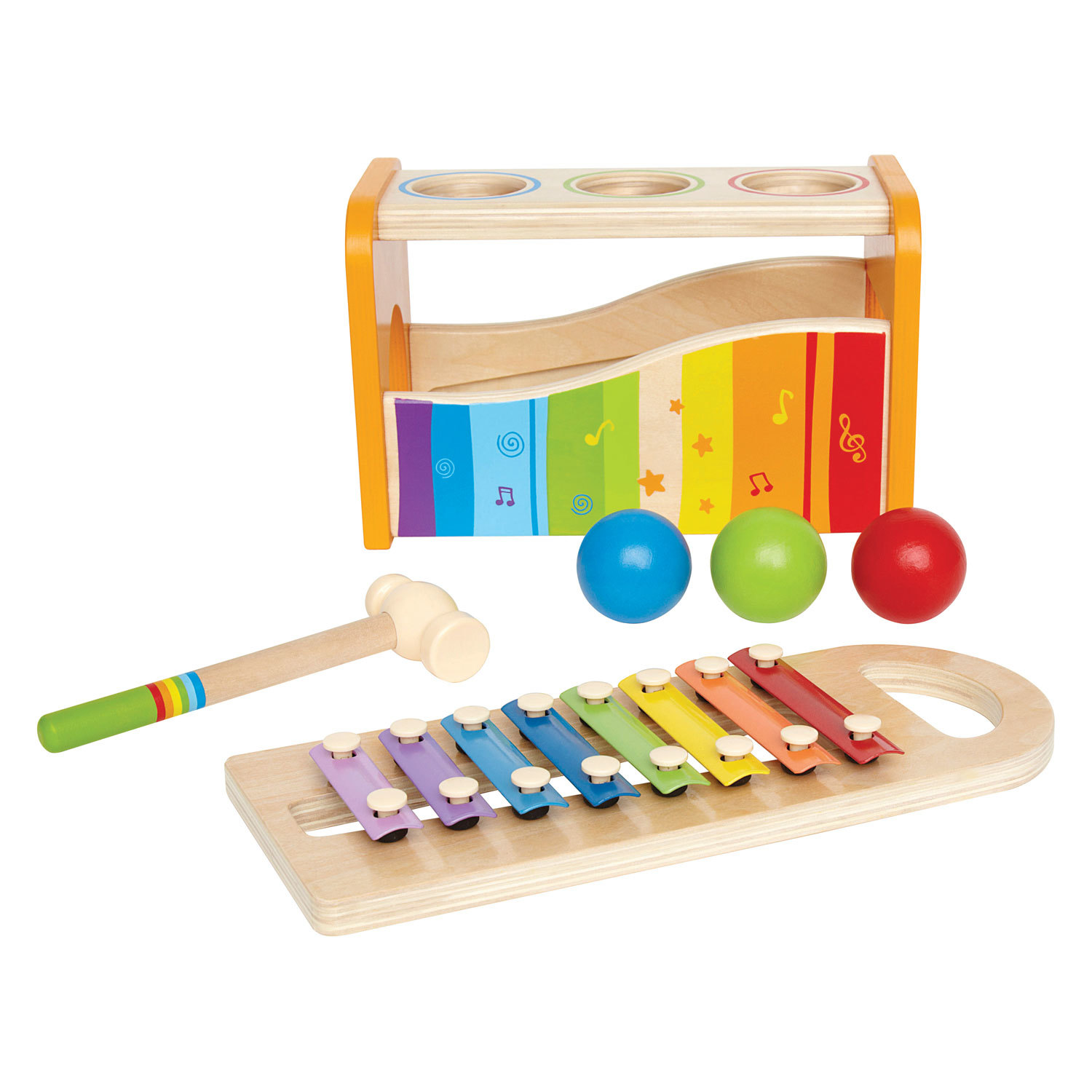 Hape: Wooden Pound and Tap Bench image
