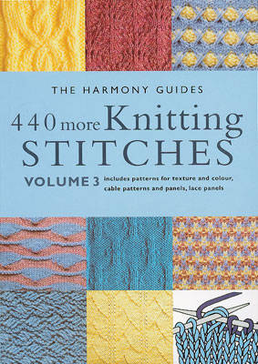 440 More Knitting Stitches by Harmony Guide image