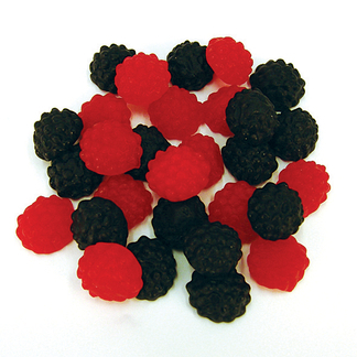 Rainbow Confectionery Black n Reds Lollies Bulk Bag 1kg image