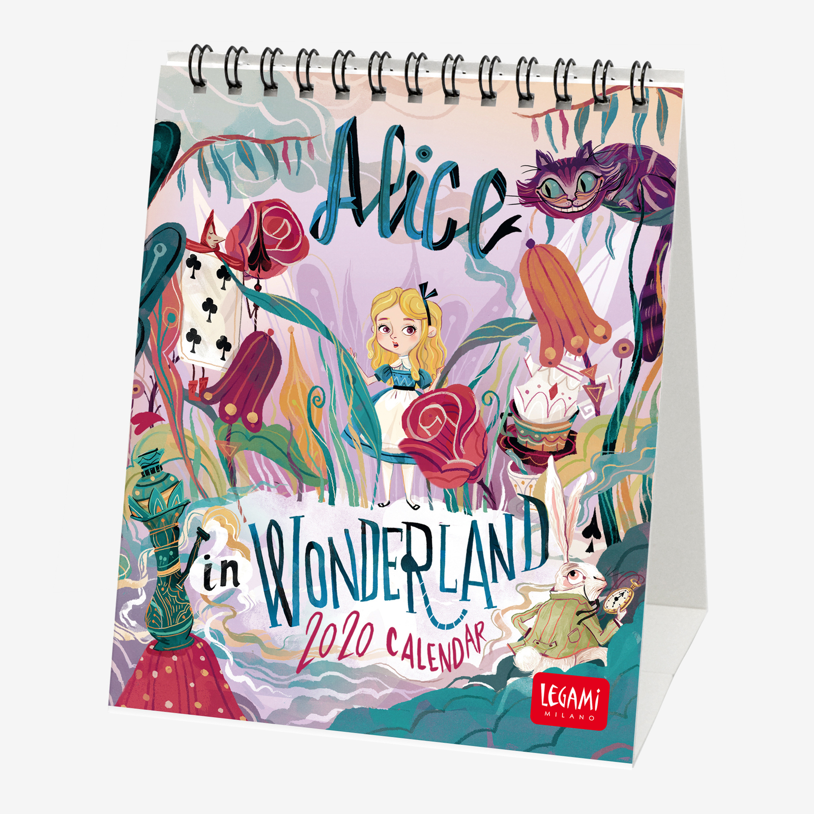 Legami: Alice In Wonderland 2020 Desk Calendar image