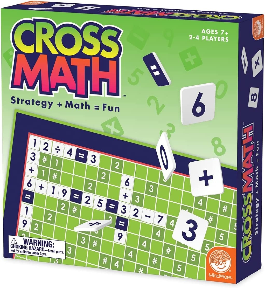 Buy Mindware CrossMath Educational Board Game at Mighty Ape NZ