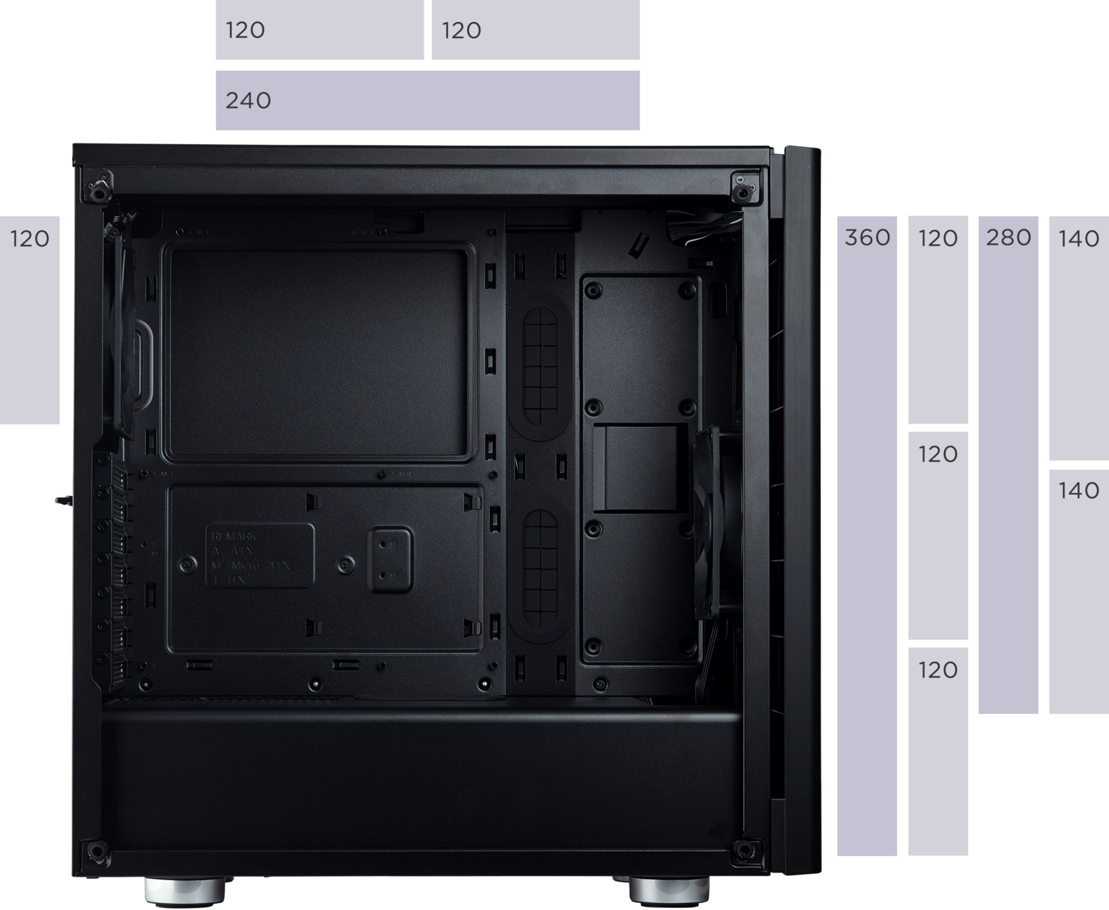 Corsair Carbide Series 275R Tempered Glass Mid Tower Gaming Case | at ...