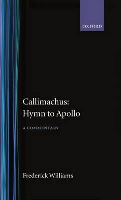Callimachus: Hymn to Apollo: A Commentary image