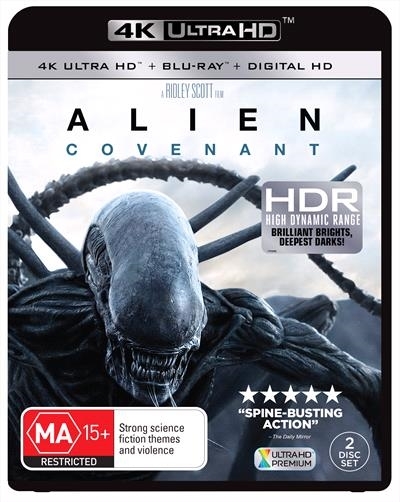 Alien: Covenant on Blu-ray, UHD Blu-ray image