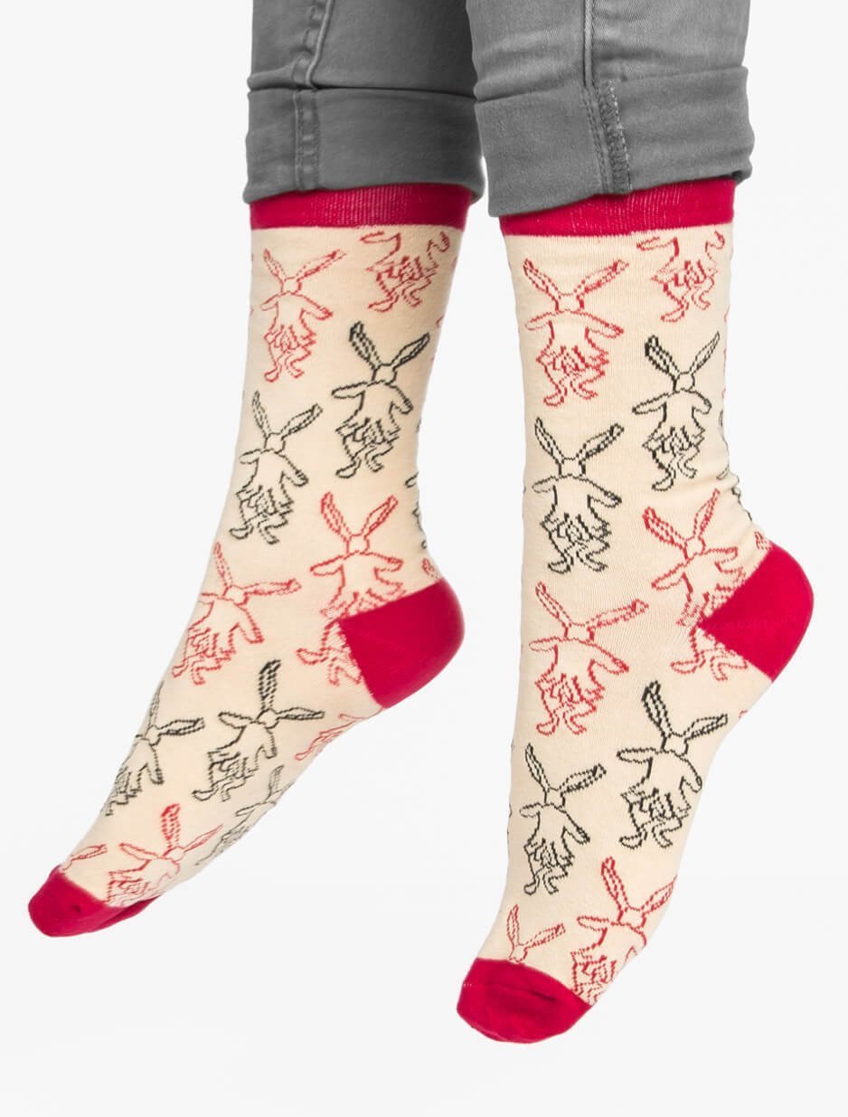 Out of Print: Alice In Wonderland - Women's Crew Socks image