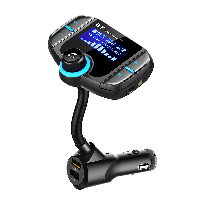 Ape Basics: Bluetooth FM Transmitter Car Charger With Built In Display