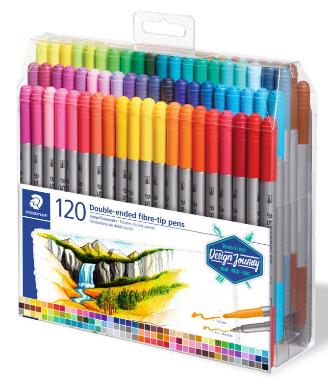 Buy Staedtler Double Ended Fibre Tip Pen 3200 at Mighty Ape NZ