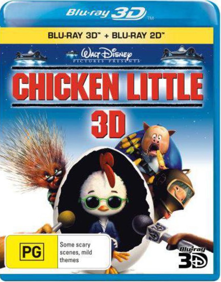 Chicken Little 3D on Blu-ray, 3D Blu-ray image