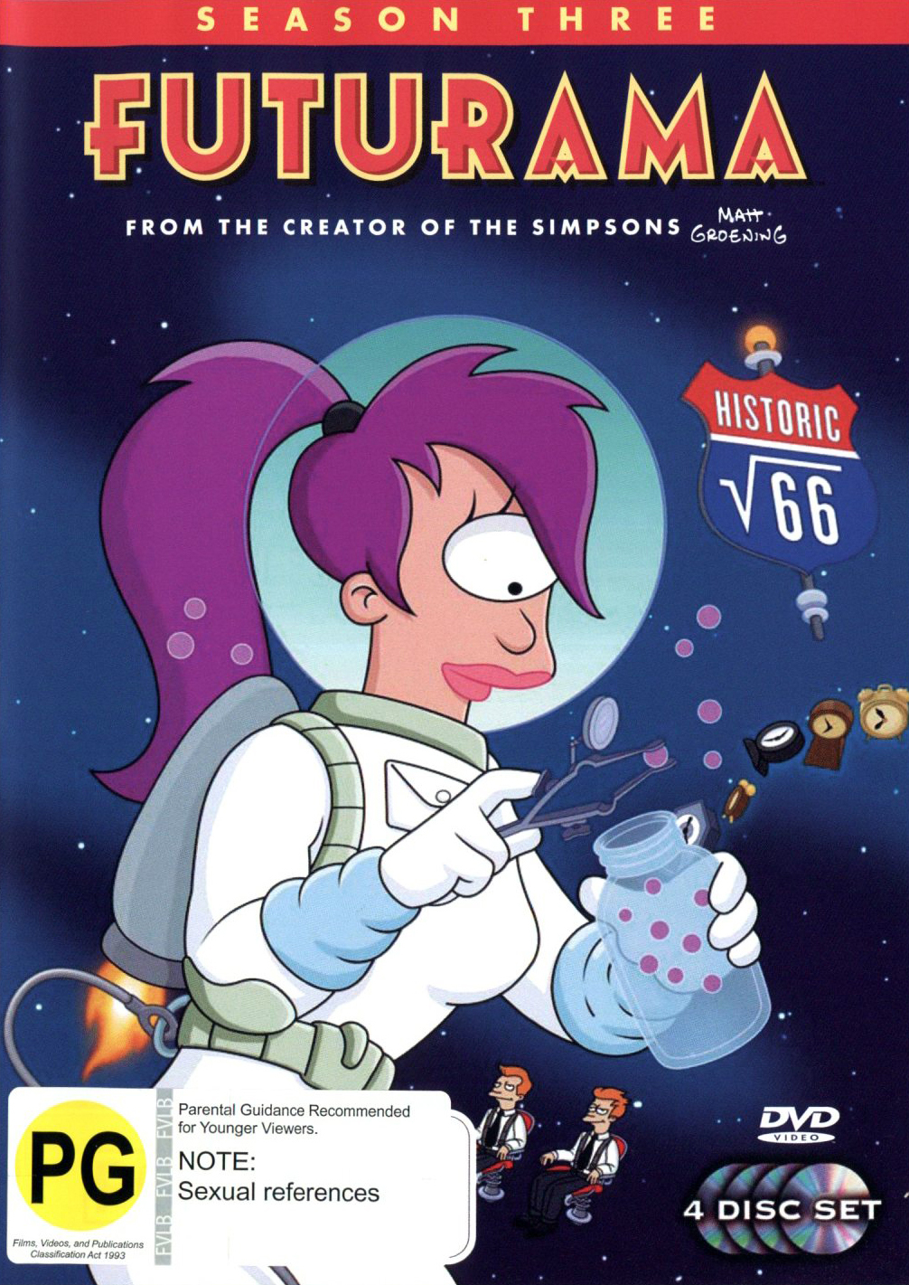 Futurama - Season 3 (4 Disc Slimline Set) on DVD image