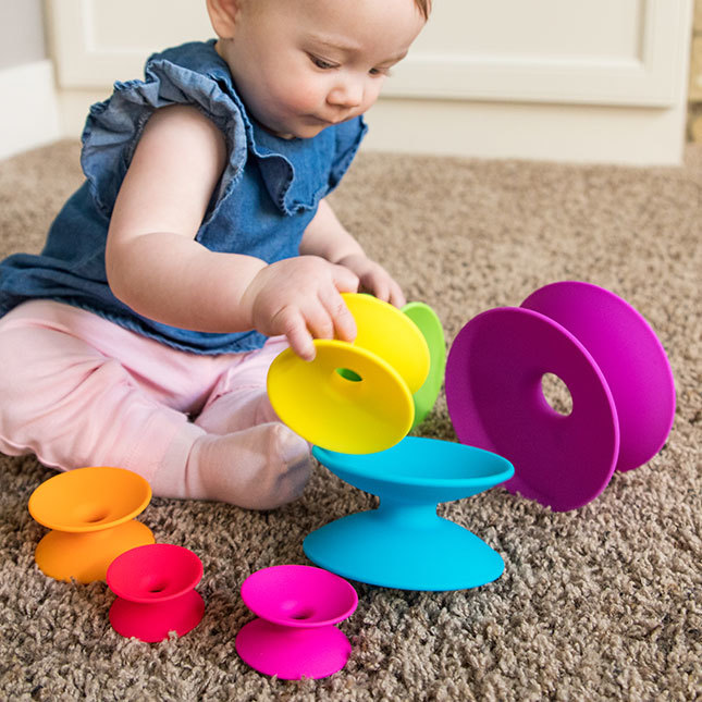 Fat Brain Toys: Spoolz - Colourful Stacking Toy