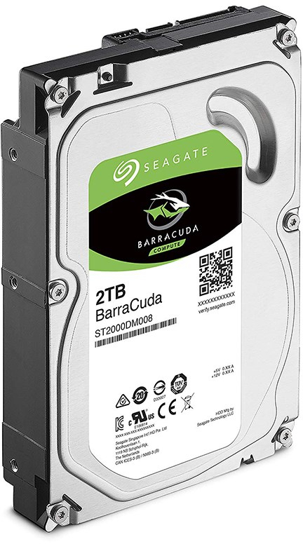 2TB Seagate BarraCuda 3.5" 7200RPM SATA HDD image