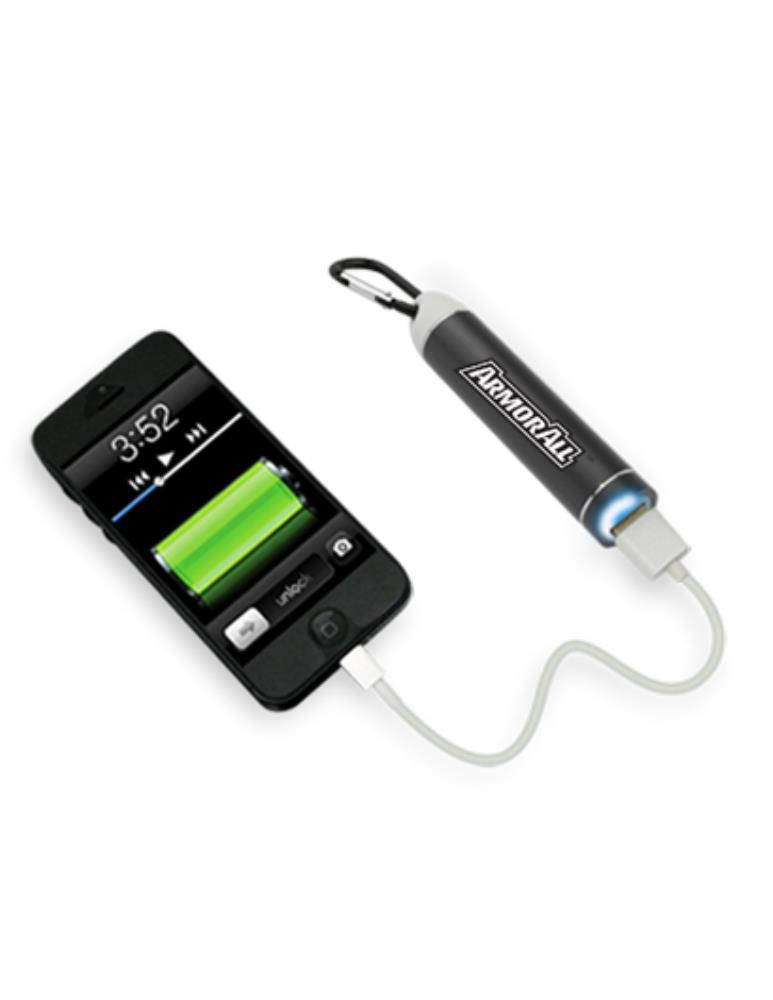 Armor All: 2600mAh USB Battery Bank w/ Carabiner Clip image