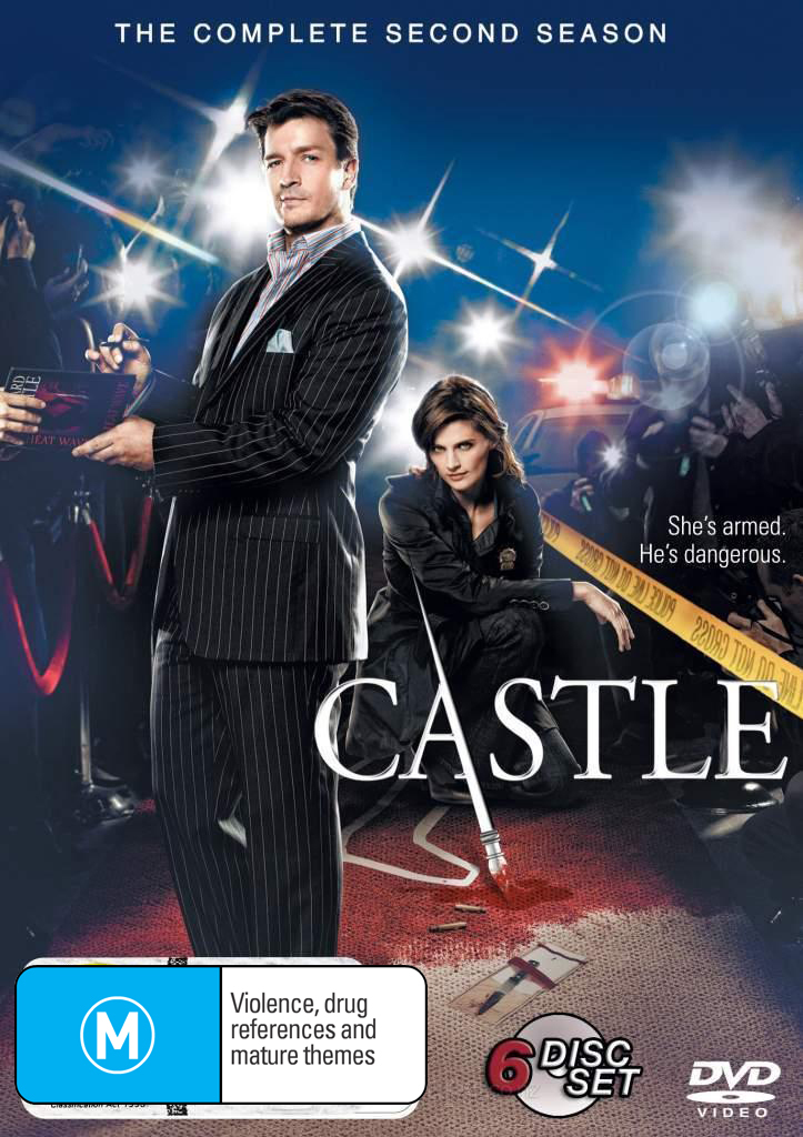 Castle - The Complete 2nd Season (6 Disc Set) on DVD image