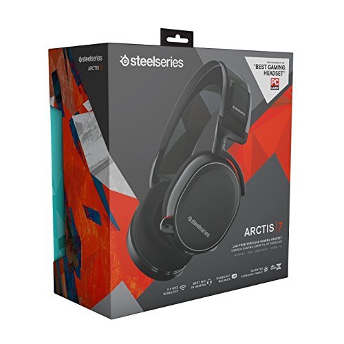 SteelSeries Arctis 7 Wireless Gaming Headset (Black) for PC Games image