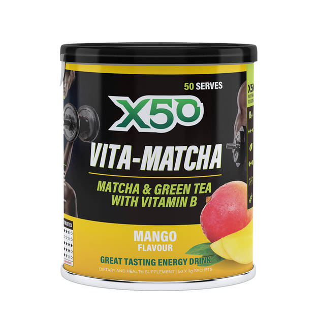 Buy Green Tea X50 VitaMatcha Green Tea Mango at Mighty Ape NZ