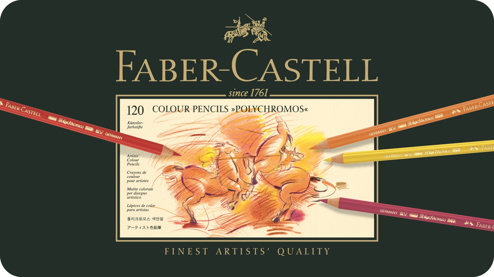 Faber-Castell: Polychromos Pencil (Tin of 120) image