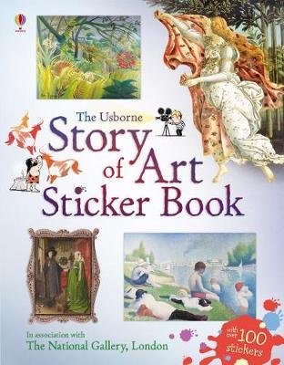 Story of Art Sticker Book by Sarah Courtauld image