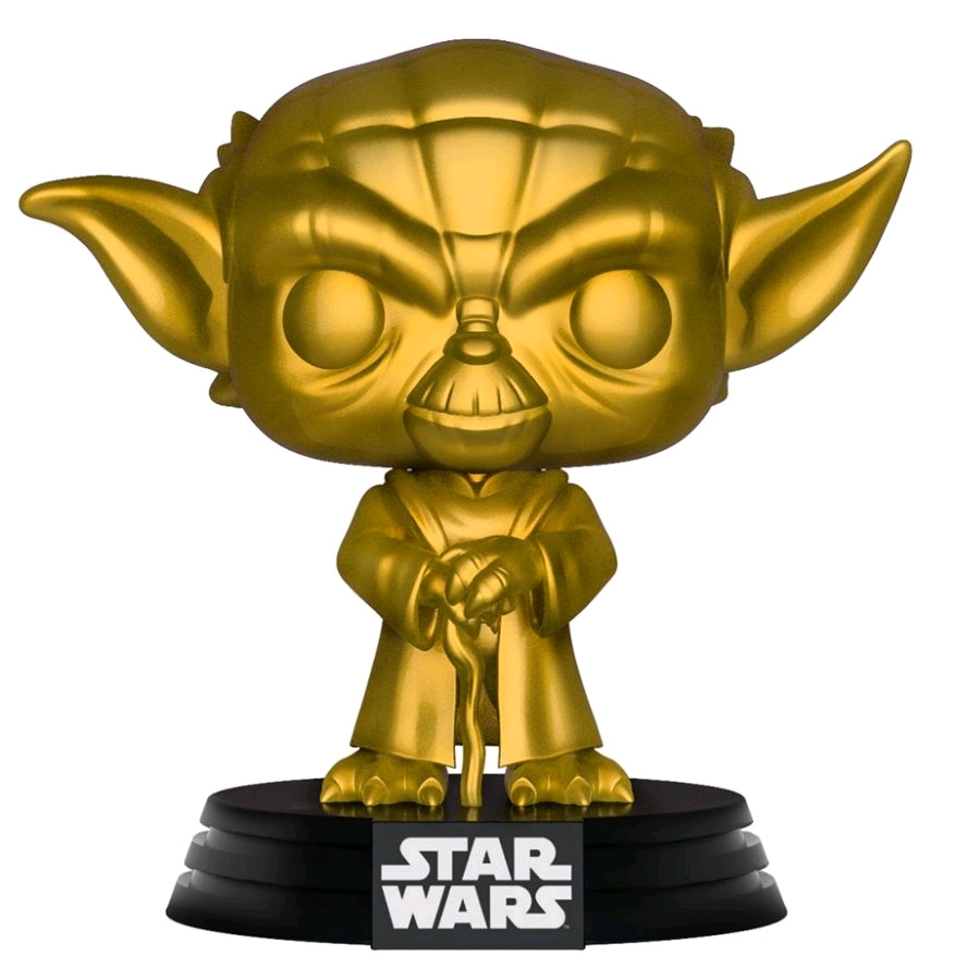 Yoda (Gold Metallic) Pop! Vinyl Figure at Mighty Ape NZ