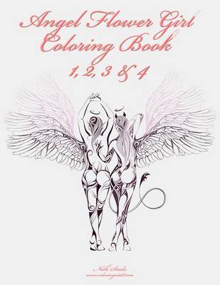 Angel Flower Girl Coloring Book 1, 2, 3 & 4 image