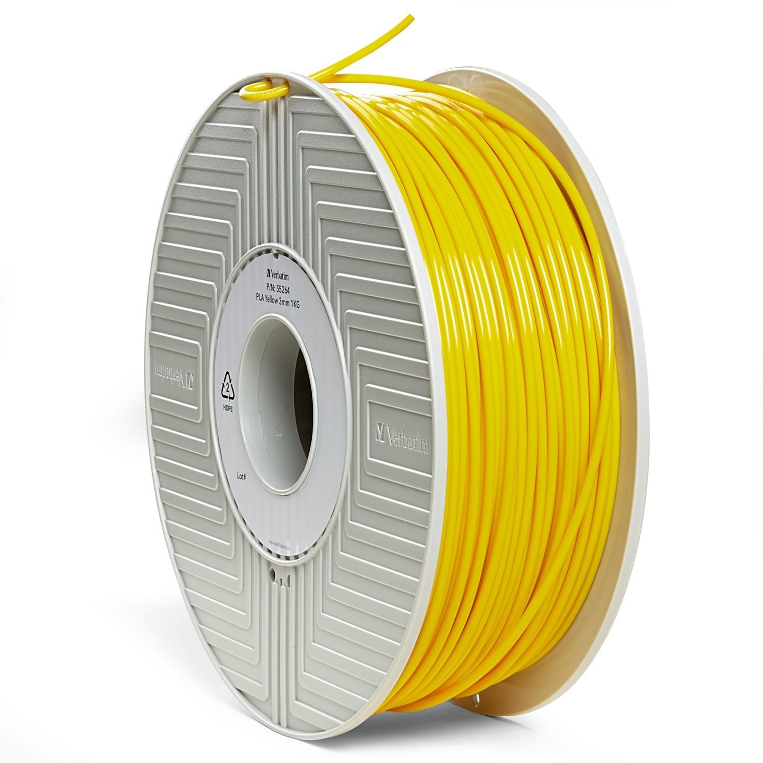 Verbatim 3D Printer PLA 3.00mm Filament - 1kg Reel (Yellow) image