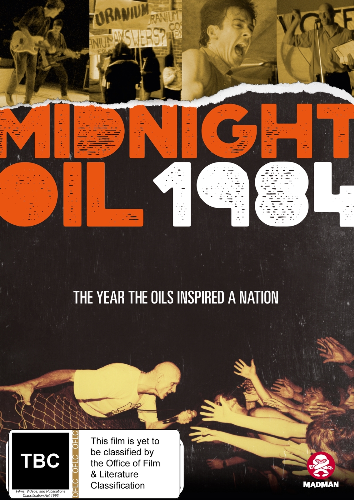 Midnight Oil 1984 on DVD image