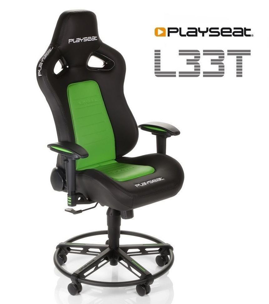 Playseat L33T Gaming Chair - Green for image