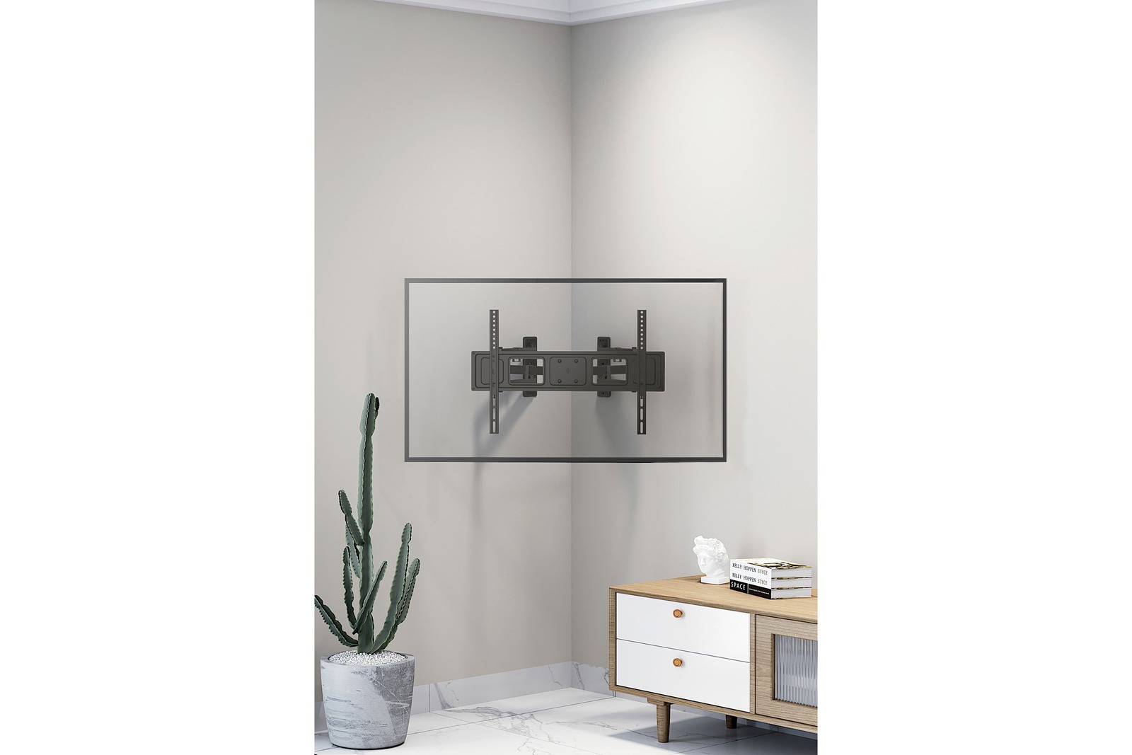 Kogan Tilt Extendable Full Motion Corner Wall Mount for 32" 70" TVs at Mighty Ape NZ