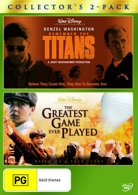 Remember The Titans / The Greatest Game Ever Played - Collector's 2-Pack (2 Disc Set) on DVD image