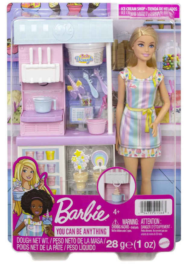 Barbie Ice Cream Shop Playset Images at Mighty Ape NZ