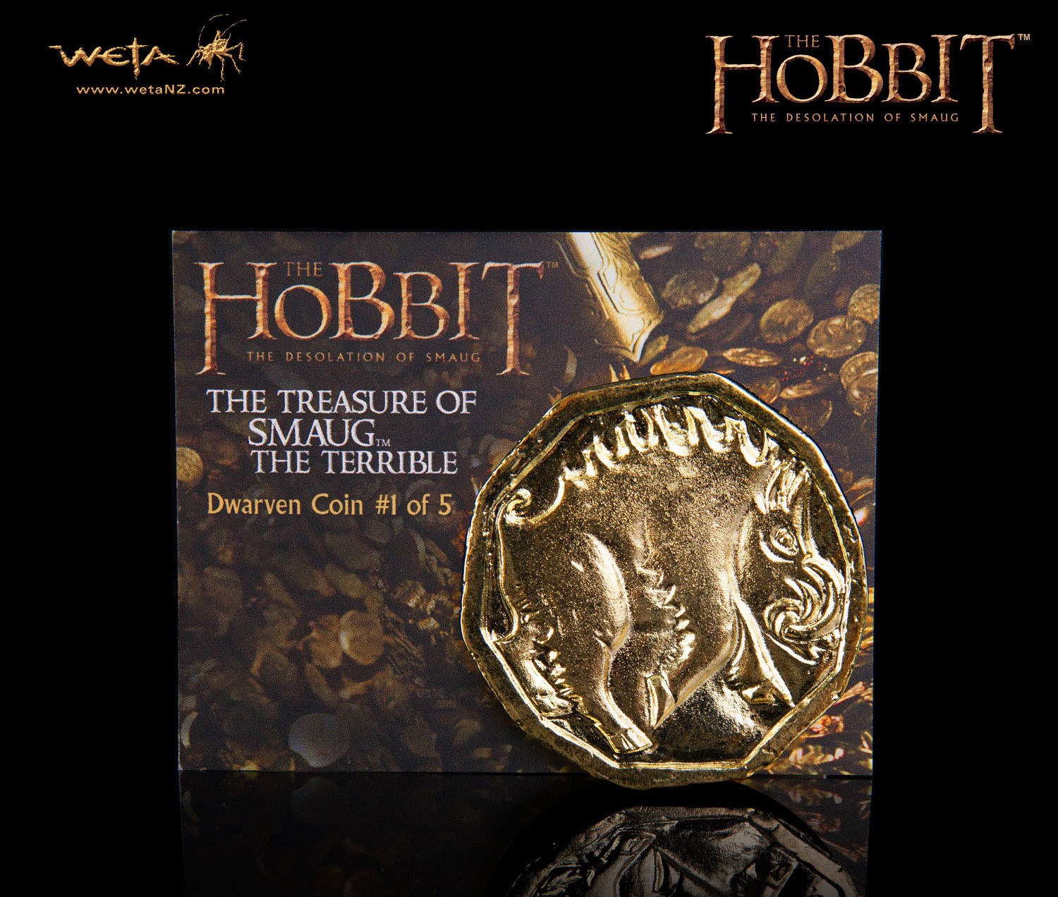 The Hobbit Smaug's Treasure Coin #1 - by Weta image