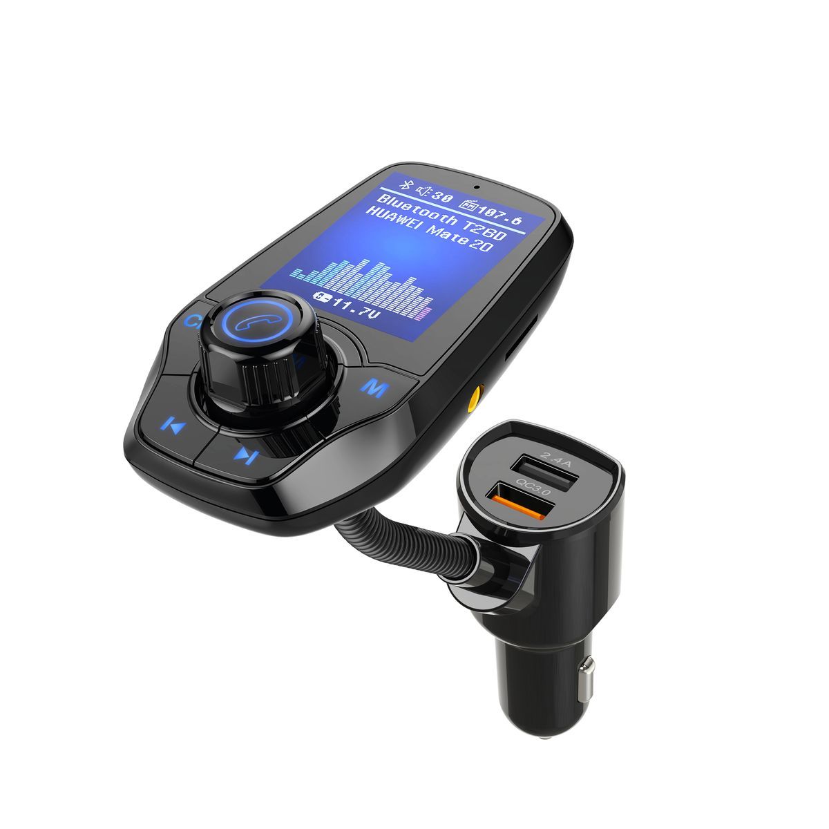 Bluetooth FM Transmitter for Car 4in1 Car MP3 Player at Mighty Ape
