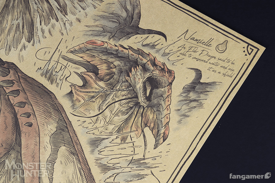 Monster Hunter: Elemental Monsters (18"x24") - Art Print image