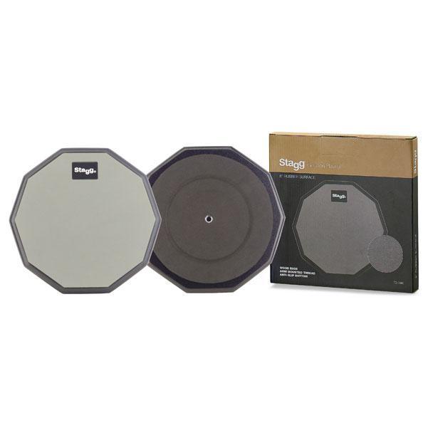 Stagg 8" practise pad - 10 sided