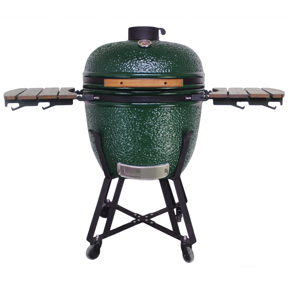 Buy Gorilla Kamado Ceramic Grill BBQ (Green) 23.5" at Mighty Ape NZ