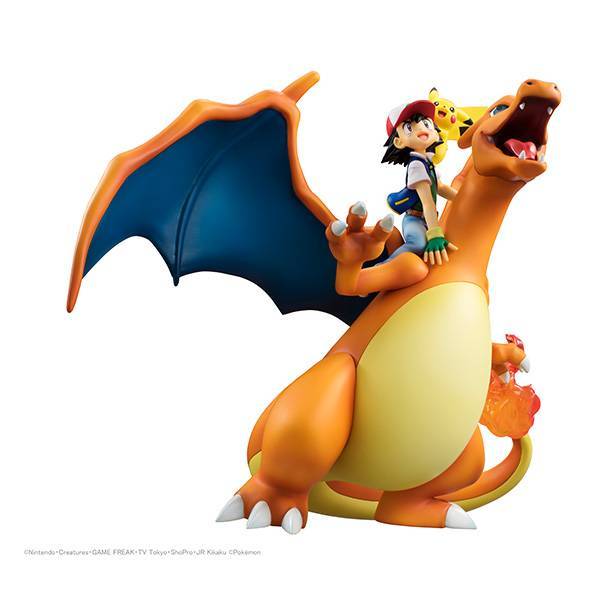 Pokemon: G.E.M. - Satoshi (Ash) & Pikachu & Charizard image