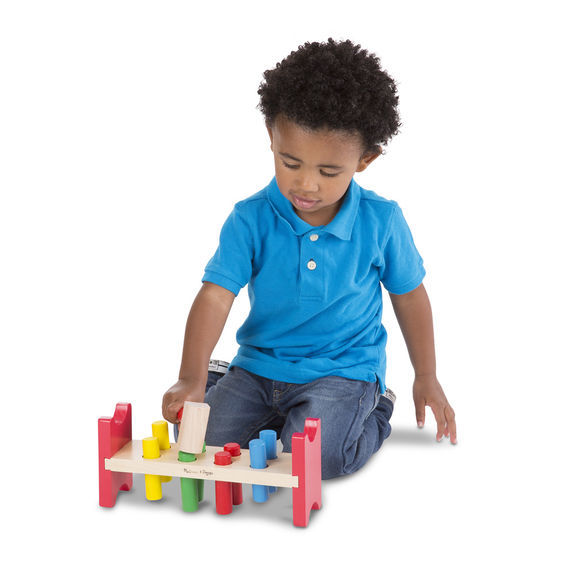 Melissa & Doug: Deluxe Wooden Pound-A-Peg image