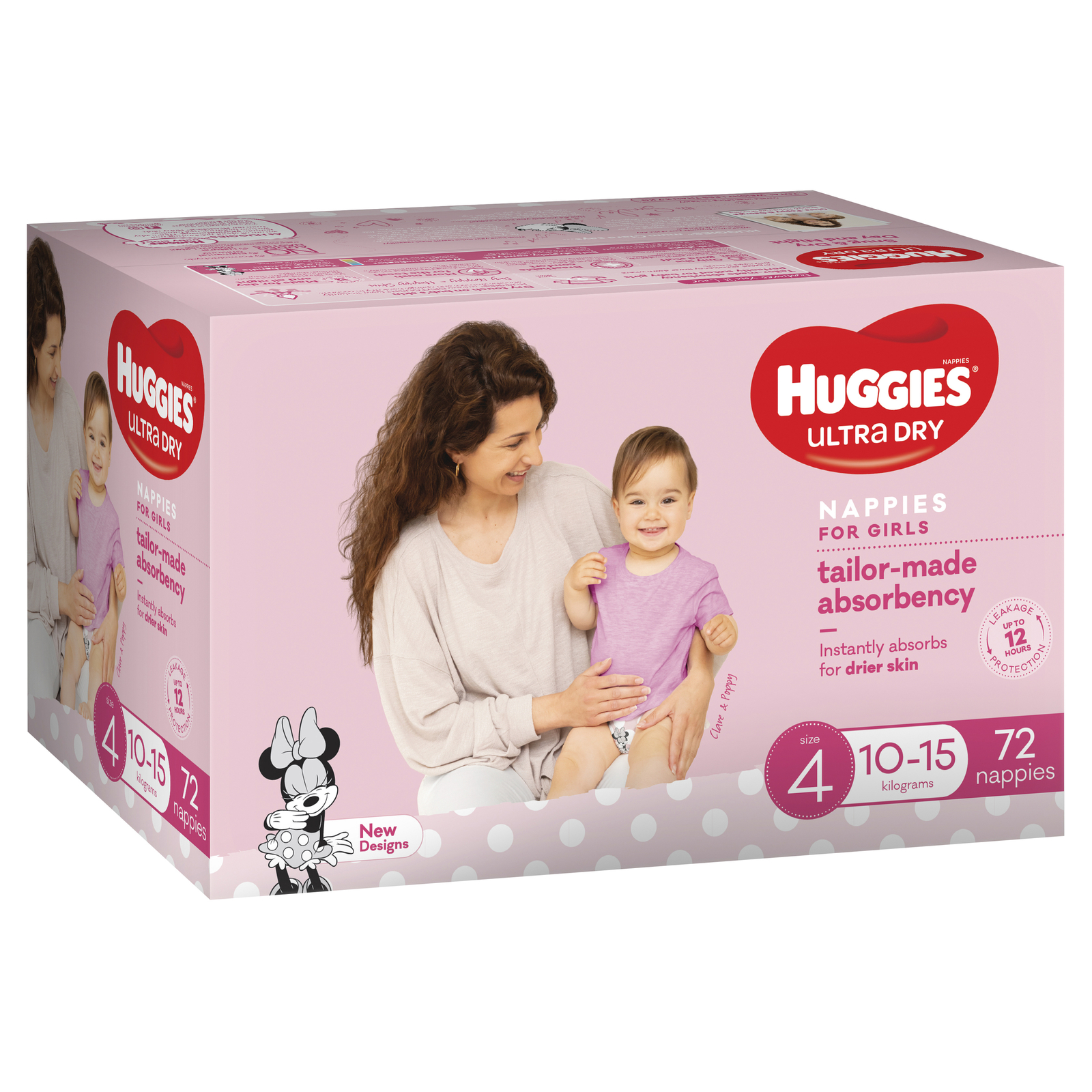 Buy Huggies Ultra Dry Nappies Jumbo Pack Size 4 Toddler Girl at