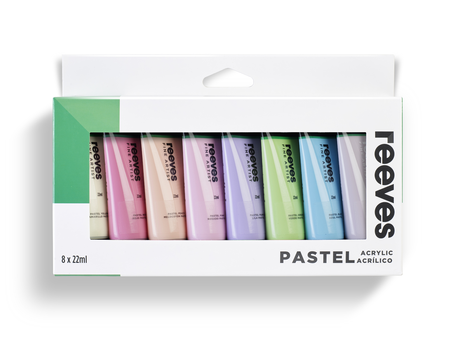 Reeves: Acrylic - Pastel (22ml / Set of 8)