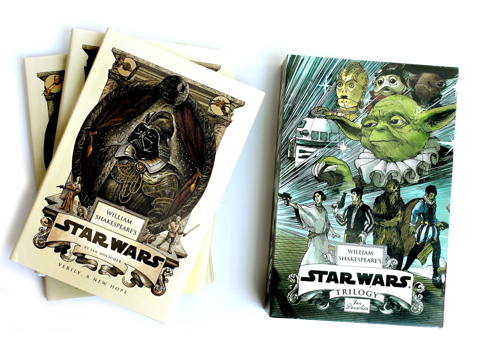 William Shakespeare's Star Wars Trilogy: The Royal Imperial Boxed Set on Hardback by Ian Doescher