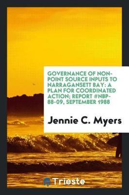 Governance of Non-Point Source Inputs to Narragansett Bay by Jennie C Myers image