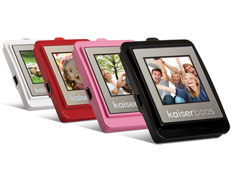 Kaiser Baas Mini Digital Photo Keyring 1.5" Red at Mighty Ape Australia