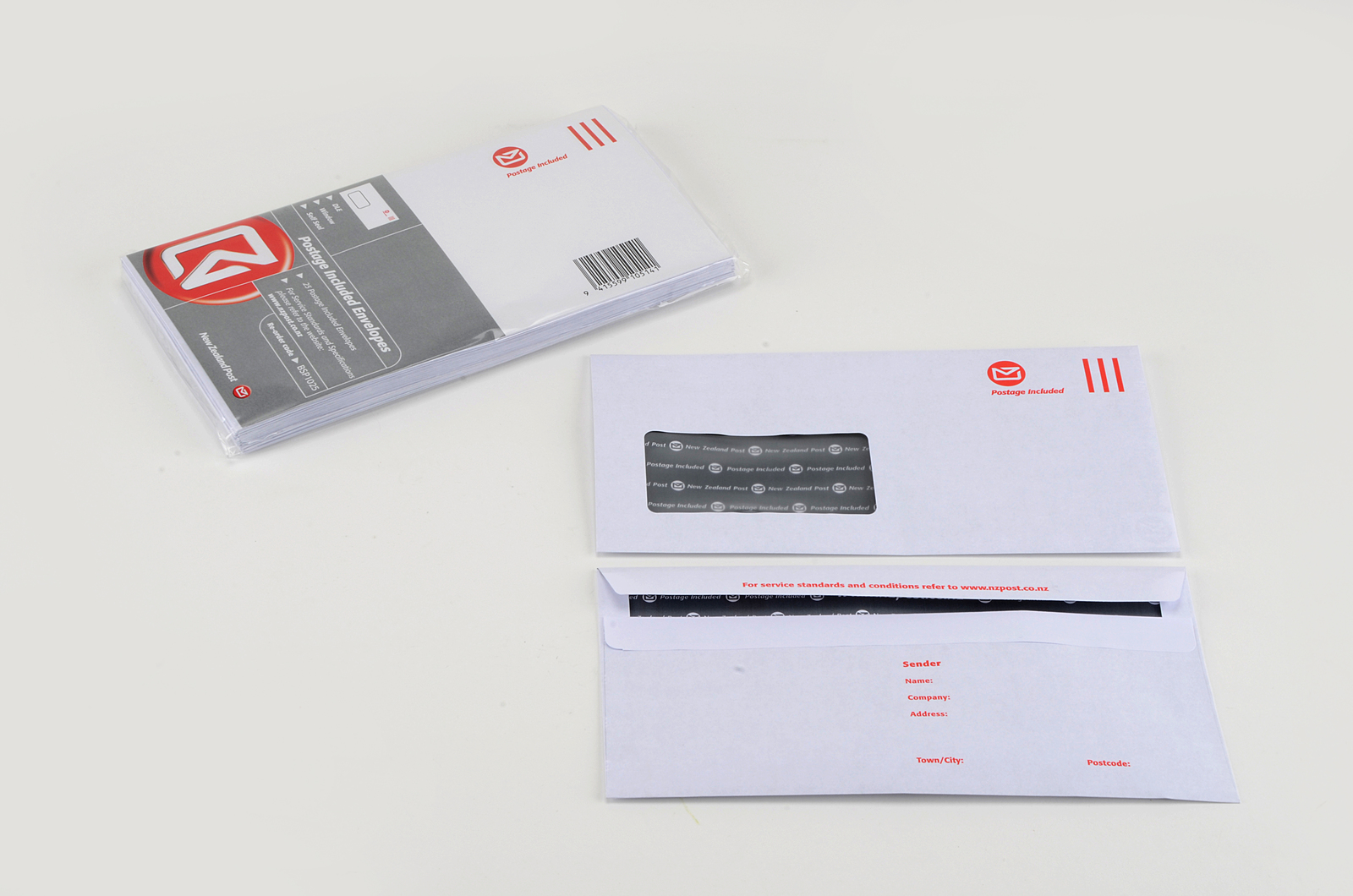 Buy NZ Post Postage Included Envelopes DLE Window White (Pk25) at