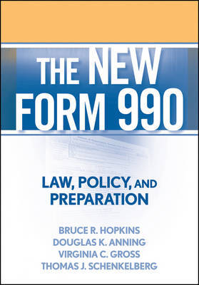 The New Form 990 by Bruce R Hopkins image