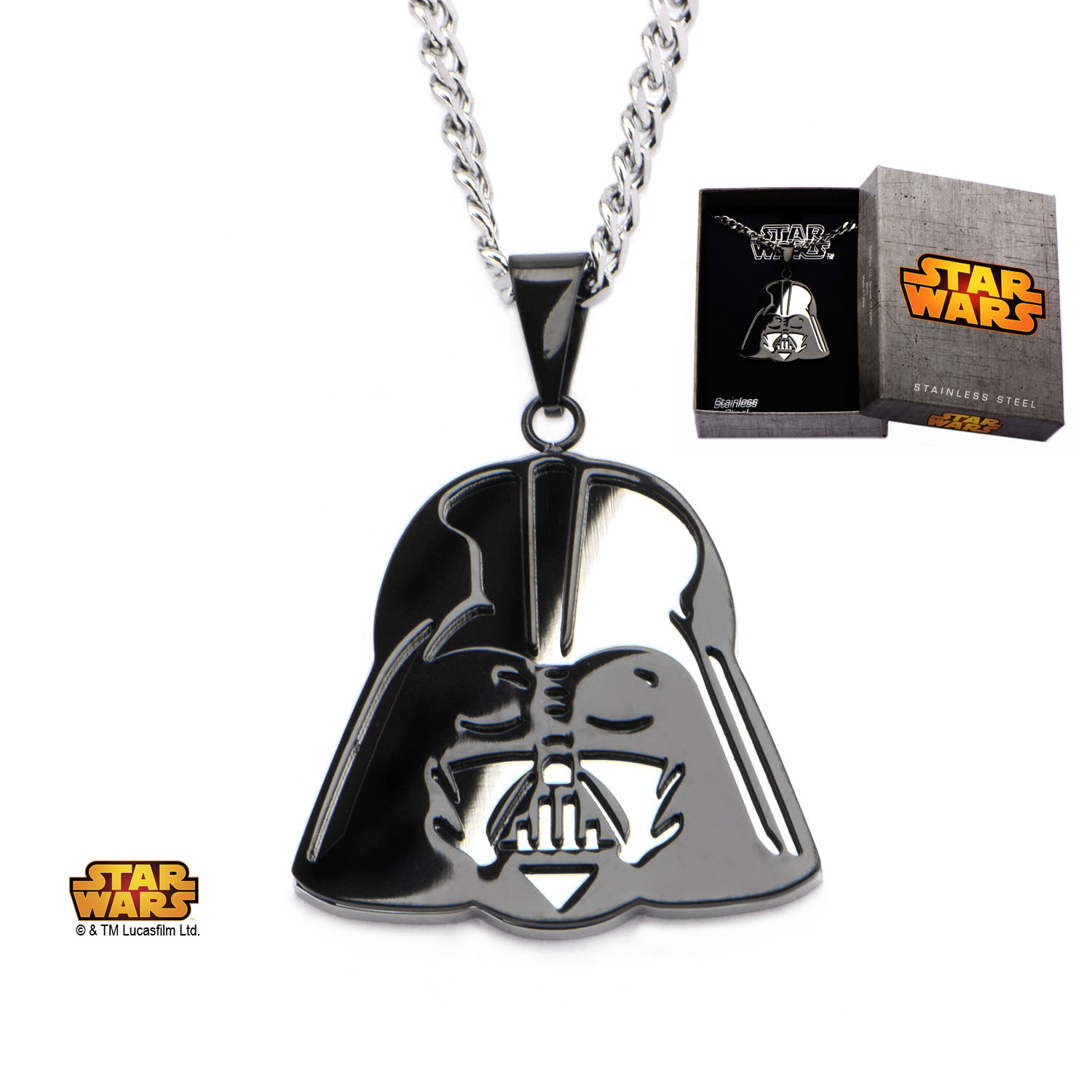 Star Wars Darth Vader Mirror Pedant Necklace